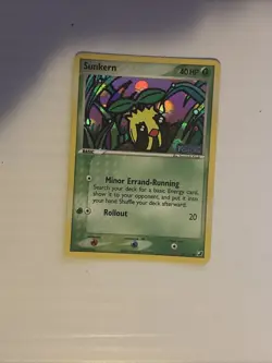 Pokemon TCG Sunkern Unseen Forces 76/115 Reverse Holo Stamped Card - Image 1