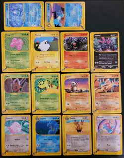 Pokemon TCG Aquapolis 14 card Non Holo Lot LP/NM - Image 1