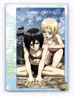 Mikasa Action Point UE10BT/AOT-1-AP02 Attack on Titan Union Arena Card - Image 1