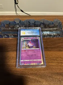 CGC 10 Pristine Gengar Holo 023/071 Dark Phantasma s10a Japanese Pokemon Card - Image 1