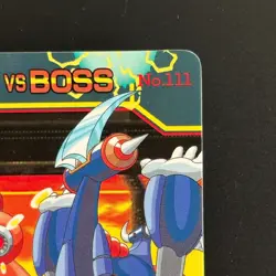 Mega MAN X3 Card 111 Gravity Beetle CAPCOM BANDAI JAPAN Japanese 1995 Rockman - Image 3