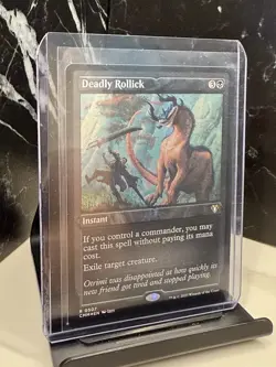 MtG Magic Deadly Rollick Foil Etched Rare CMM #507 Commander Masters x1 - Image 2