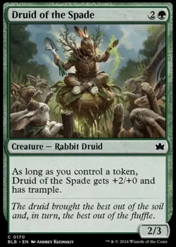 x1 Druid of the Spade BLB Bloomburrow MTG 170 COMMON M/NM - Free Shipping - Image 1