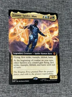 MTG Cosmic Spider-Man 0271 Regular (Extended Art) Spider-Man NM SPM - Image 1