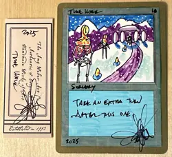 MTG Time Walk Altered Brussels World Championships Amy WEBER - Image 1