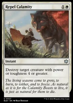 x1 Repel Calamity BLB Bloomburrow MTG 27 UNCOMMON M/NM - Free Shipping - Image 1