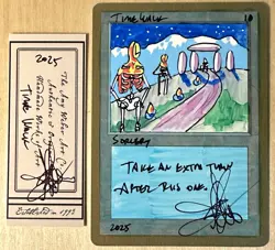 MTG Time Walk Altered Brussels World Championships Amy WEBER - Image 1