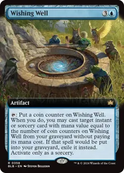 Wishing Well Extended Art Foil - BLB 0358 NM - MTG Magic - Image 1