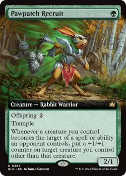 Pawpatch Recruit Extended Art - BLB 0363 NM - MTG Magic - Image 1