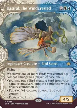 Kastral, the Windcrested Showcase - BLB 0335 NM - MTG Magic - Image 1