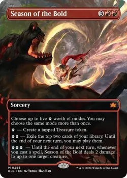 Season of the Bold Borderless - BLB 0285 NM - MTG Magic - Image 1