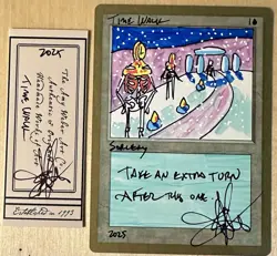 MTG Time Walk Altered Seattle World Championships Amy WEBER - Image 1