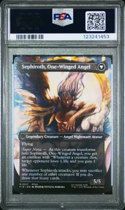 2025 MTG FINAL FANTASY: THROUGH THE AGES FOIL #0003 FIRION, SWORDMASTER PSA 10 - Image 2