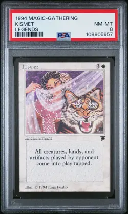 KISMET Legends U PSA 8 MTG [Nostalgium] - Image 1