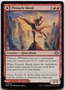 MTG Pinnacle Monk U Modern Horizons 3 246 LP - Image 1