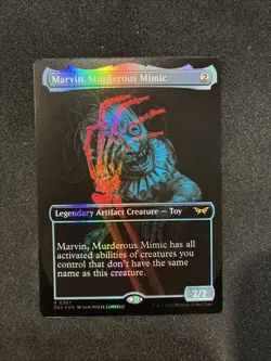 Mtg - Marvin, Murderous Mimic (Showcase) Duskmourn: House of Horror FOIL - Image 1