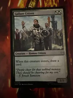 Gallant Citizen #129 Near Mint SPM Marvel's Spider-Man Magic MTG - Image 1