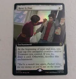 Rent is Due - Marvel's Spider-man #247 Extended Art Foil MTG NM - Image 1