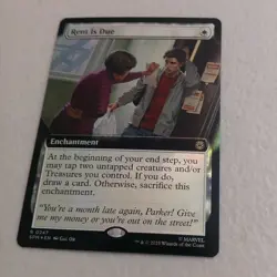 Rent is Due - Marvel's Spider-man #247 Extended Art Foil MTG NM - Image 3