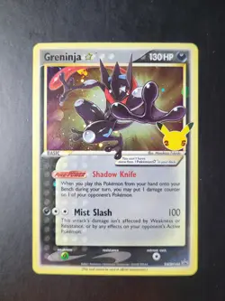 Pokemon Greninja Gold Star Promo SWSH144 Celebrations 25th Anniversary - Image 1