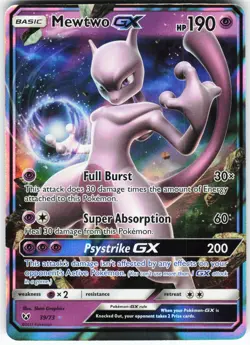 Mewtwo GX 39/73 Pokemon Shining Legends Holo Ultra Rare NM - Image 1