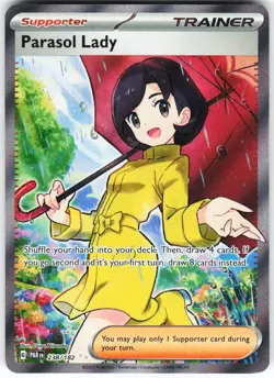 Parasol Lady - 238/182 Pokemon SV04: Paradox Rift Holo Ultra Rare NM - Image 1