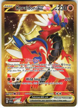 Koraidon ex - 254/198 Pokemon SV01: Scarlet & Violet Base Set Holo Hyper Rare NM - Image 1