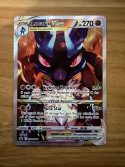Pokemon Lucario VSTAR SWSH291 Promo Sword and Shield Near Mint NM - Image 1