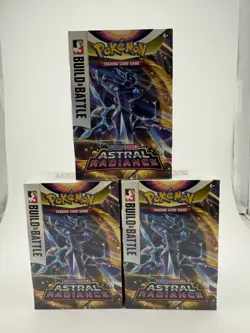 3x Pokemon Astral Radiance Build & Battle Box Kit English Sword Shield SEALED - Image 1