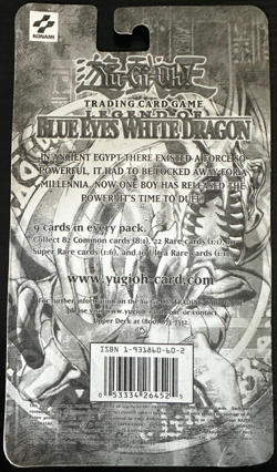 YuGiOh | Blue Eyes White Dragon | Sealed | Blister Pack - Image 2