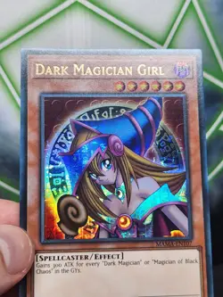 Yugioh Dark Magician Girl MAMA-EN107 Ultra Pharaoh's Rare 1st Edition NM - Image 4