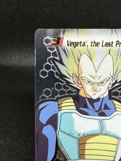 2001 Score DBZ Vegeta The Last Prince Hi-Tech Foil Limited Cell Saga Card FF - Image 3