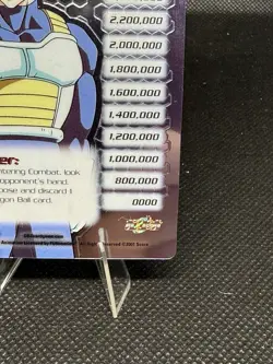 2001 Score DBZ Vegeta The Last Prince Hi-Tech Foil Limited Cell Saga Card FF - Image 5