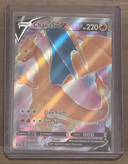 Charizard V SWSH050 Holo Promo Card - CHAMPION'S PATH - Nice! - Image 1