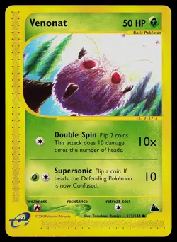 Pokemon Card - Venonat Skyridge 112/144 Common - Image 1