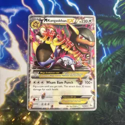 Pokemon Card - M Kangaskhan EX 79/106 Flashfire 2014 World Championships Rare - Image 1