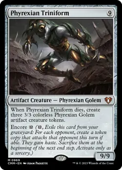 Phyrexian Triniform x1 NM Magic the Gathering 1x Commander Masters mtg card - Image 1