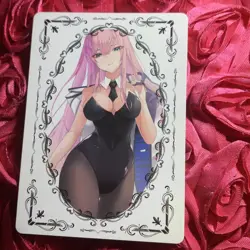 Zero Two Darling in the Franxx Goddess ZR Portrait Anime Waifu Holo Girl Card - Image 4