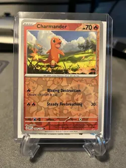 Charmander Carmelon Charizard 151 Raw (English) Set of 7 Pokemon Cards - Image 4