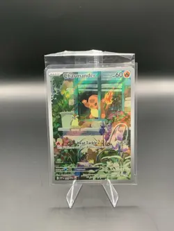 Pokemon TCG Scarlet & Violet Charmander 044 Holo Promo Card Sealed - Image 1