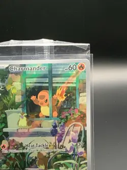 Pokemon TCG Scarlet & Violet Charmander 044 Holo Promo Card Sealed - Image 4