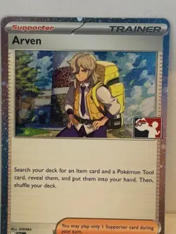 Arven 166/198 Prize Pack Series Cards Cosmos Holo Pokemon Card free shipping - Image 1