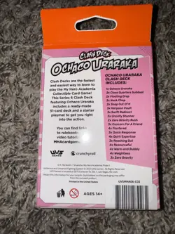 My Hero Academia Card Game S6 Clash Deck - OCHACO URARAKA (51-Card Deck) -Sealed - Image 2