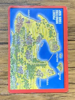 Pokemon Carddass Card Charizard Town Map No.000 Bandai Pocket Monsters Rare - Image 2