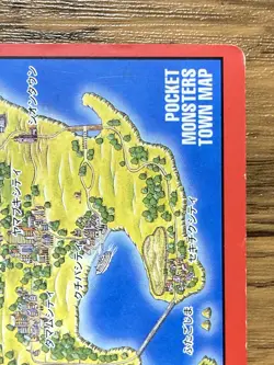 Pokemon Carddass Card Charizard Town Map No.000 Bandai Pocket Monsters Rare - Image 4