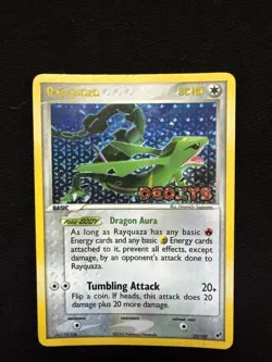 Pokemon Card TCG - Rayquaza ex Deoxys 22/107 Reverse Holo STAMPED (2005) - Image 1