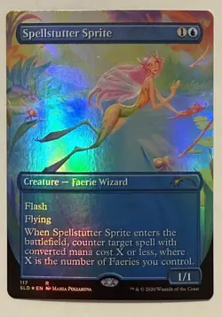 Spellstutter Sprite Foil - Secret Lair MTG Magic the Gathering - Image 1