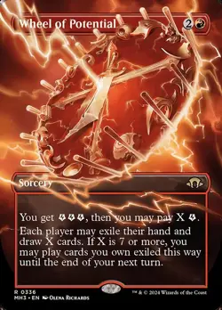 Wheel of Potential Borderless Regular - Modern Horizons 3 MTG-NM - Image 1
