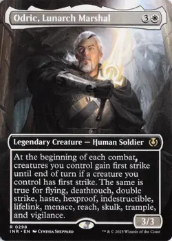 Odric, Lunarch Marshal (Borderless) 298 R Innistrad Remastered Near Mint - Image 1