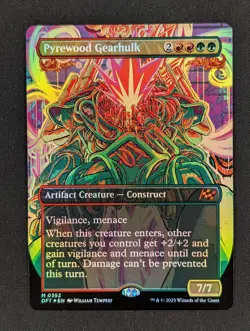 Pyrewood Gearhulk (Borderless) Foil 352 M Aetherdrift (DFT) Near Mint - Image 1